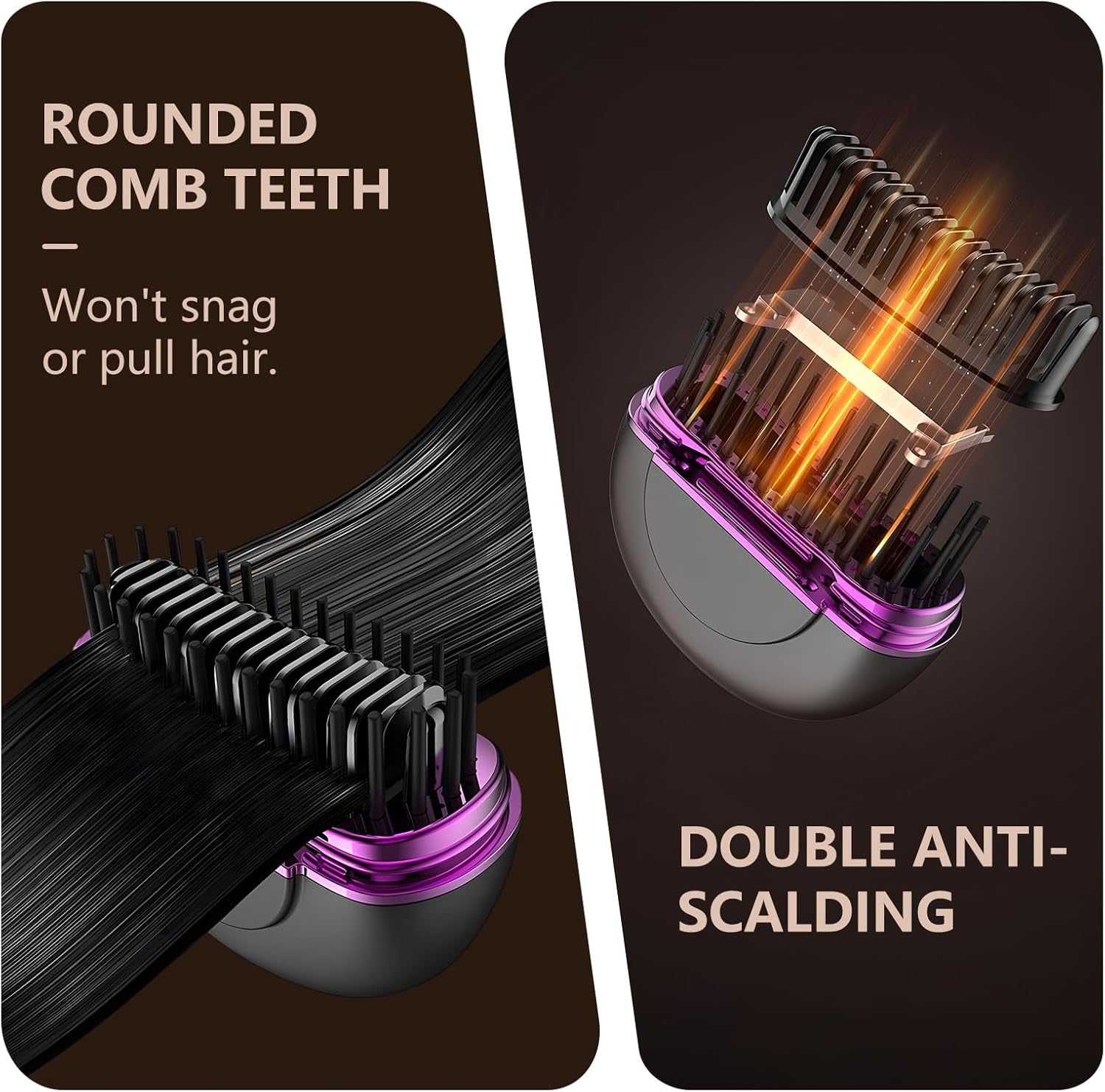 Cordless Mini Hair Straightener, 3-Speed Temperature Control & Fast Heating, Rechargeable Portable 2-In-1 Styling Tool, Heat-Resistant Anti-Scald Shell, Lightweight for Travel & Home Use