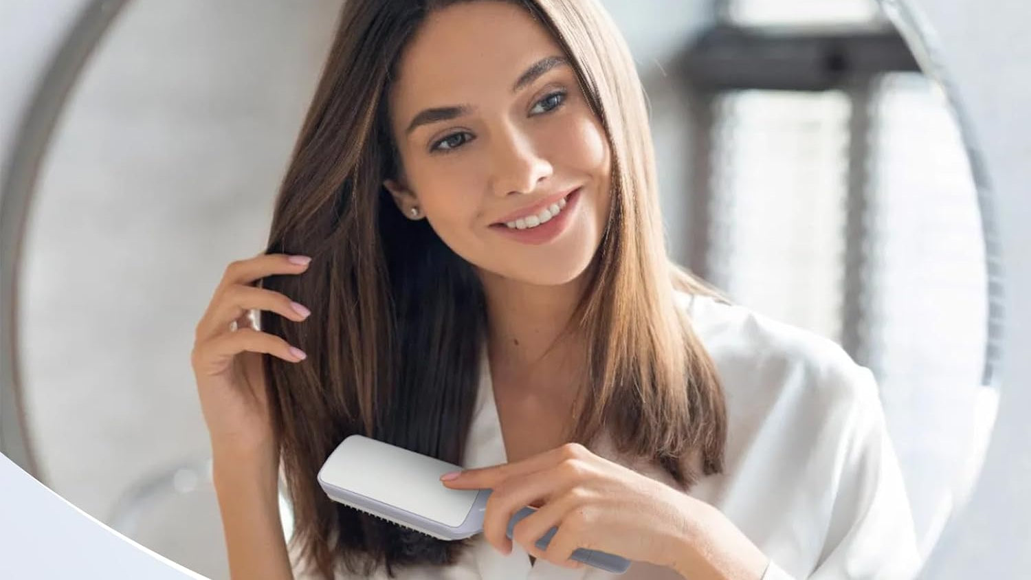 Self Cleaning Hair Brush, anti Static Brush with Retractable Bristles for Easy Hair Removal and Daily Detangling for Women Men