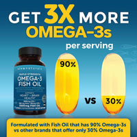 Triple Strength Omega 3 Fish Oil Supplement - 2500 Mg Fish Oil with Re-Esterifie