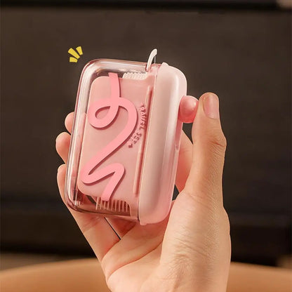 Automatic Pop-Up Portable Floss Dispenser with 10Pcs Dental Floss,Refillable Pop up Design Dental Floss Storage Box