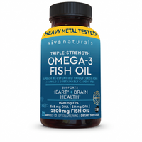 Triple Strength Omega-3 Fish Oil — 2500mg, 30 Softgels